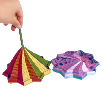 Estrella antiestrés 3D — Calma tu mente y decora tu espacio
