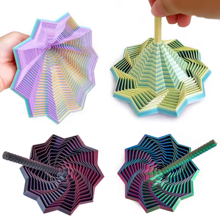Estrella antiestrés 3D — Calma tu mente y decora tu espacio